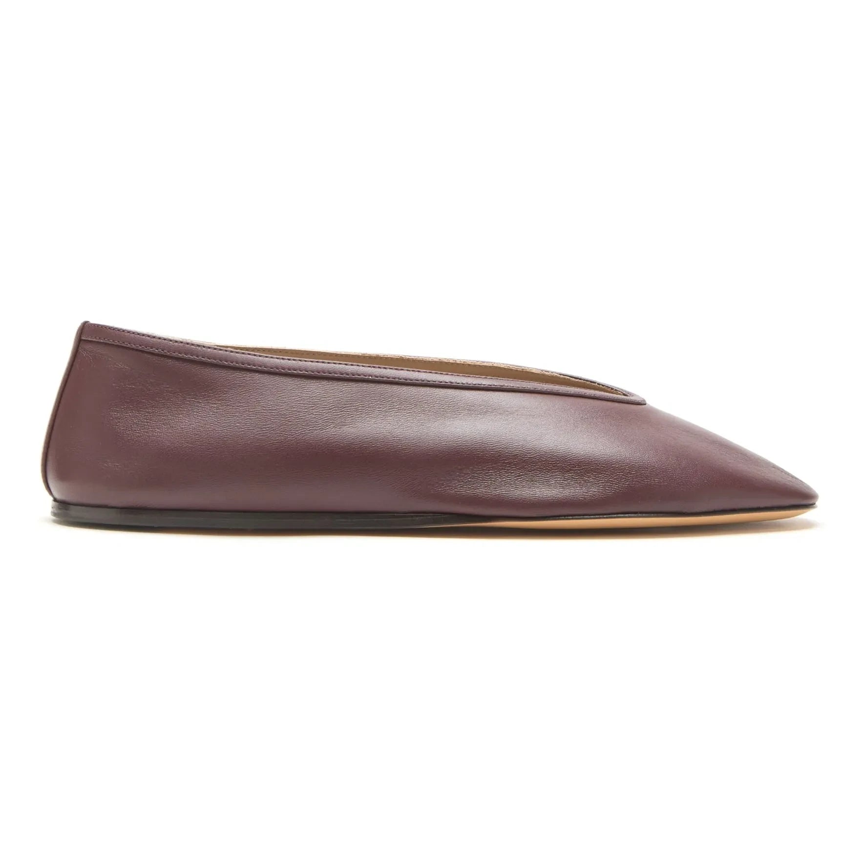 Le Monde Beryl - Luna Leder Ballerinas | Schokolade