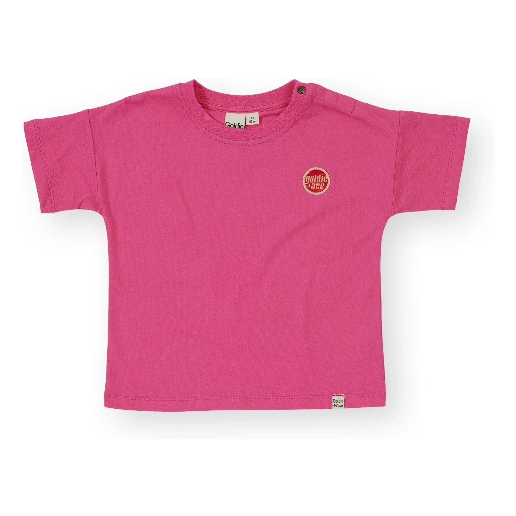 Goldie + Ace – Logo T-Shirt | Fuchsia