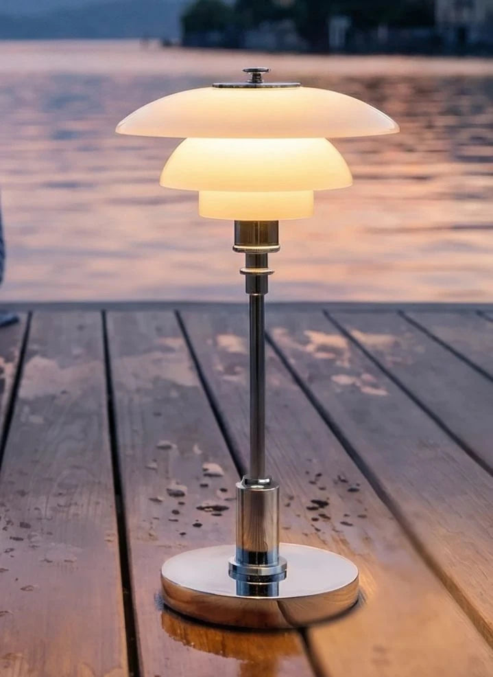 Louis Poulsen - PH 1-1 Tragbare Tischlampe, Louis Poulsen | Chrom
