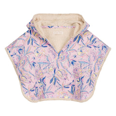 Louise Misha - Mael Badeponcho aus Bio-Baumwolle | Blassrosa