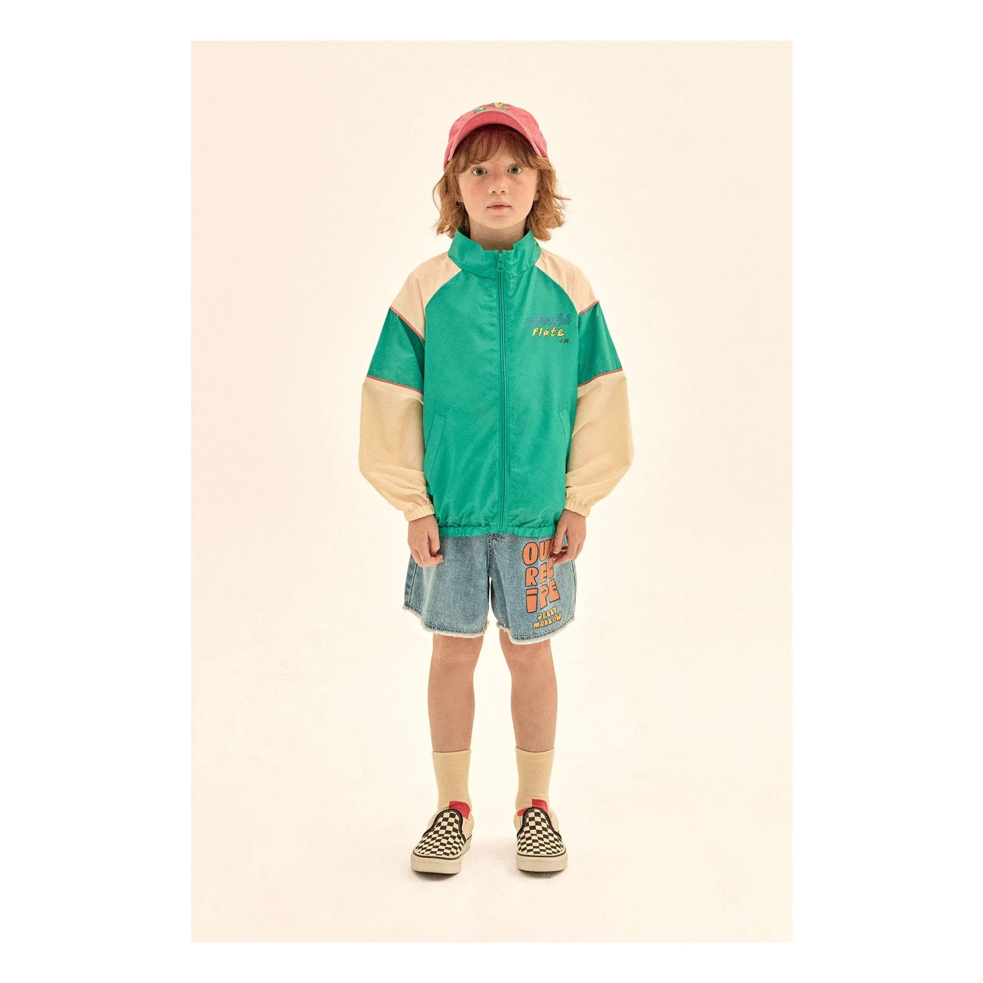 Jelly Mallow - Colourful Plate Windbreaker | Grün