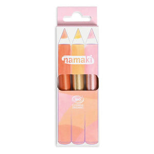 Namaki - Alltag Glitzerstifte - 3er Set | Gold