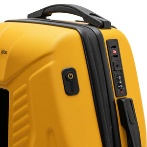 iPixi - Galaxy Voyager Smarter Koffer mit LED-Display in Gelb