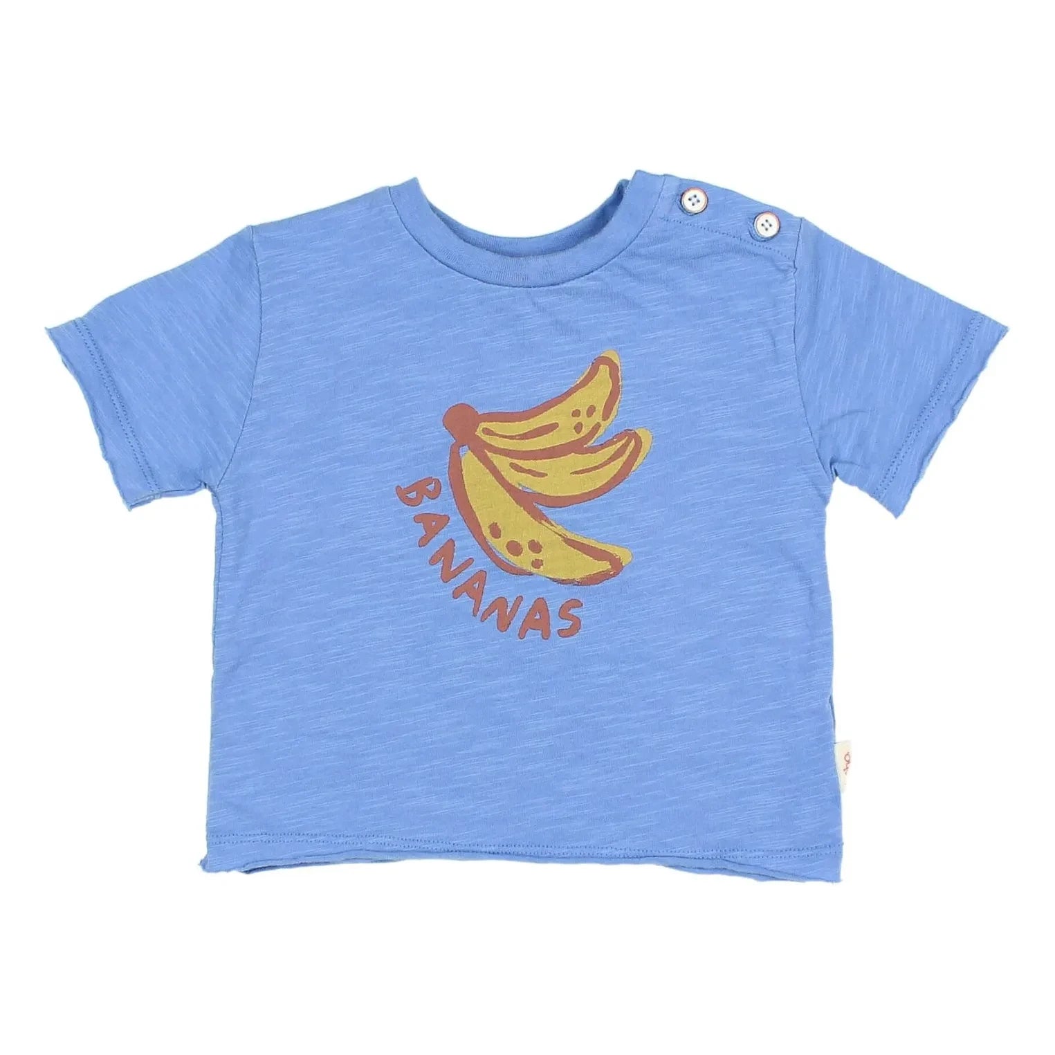 Búho - Muz Bio-Baumwoll Baby-T-Shirt | Indigoblau