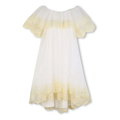 Chloé – Besticktes Kleid | Weiß