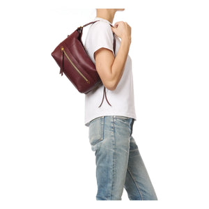 Jérôme Dreyfuss - Lucky Hobo Tasche Ziege | Dunkelrot