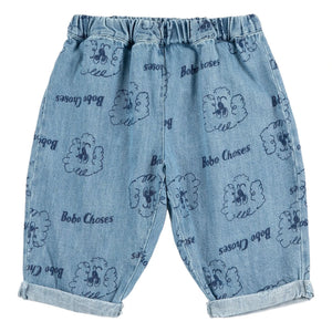 Bobo Choses - Bio-Baumwolle Baby Hund Jeanshose | Blau