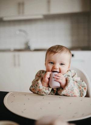 Mushie - Silikon Babybecher | Flieder