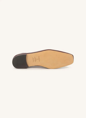 Bobbies - Edie Leder Ballerinas | Granat