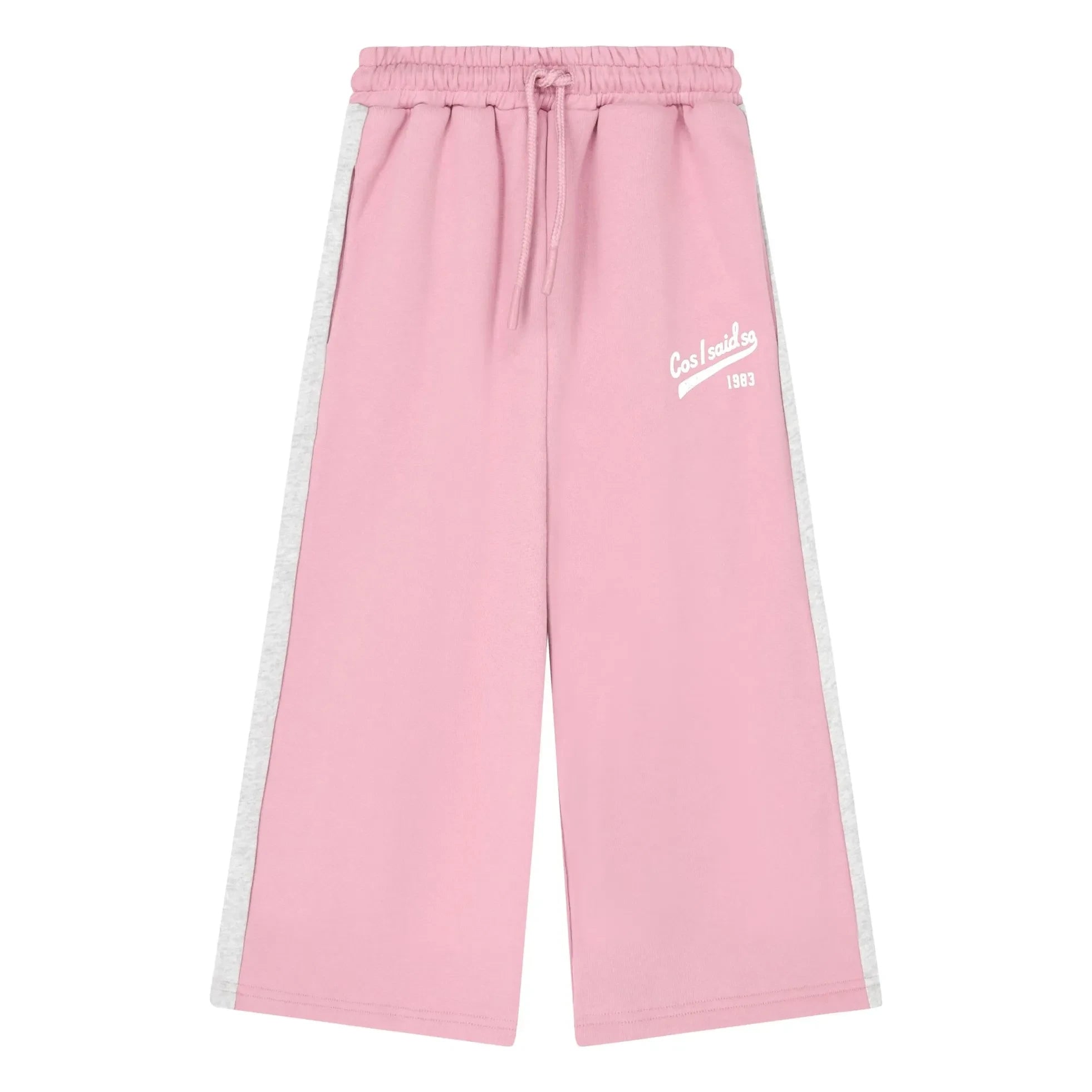 Cos I Said So - Jogger mit breitem Logo aus Bio-Baumwolle | Rosa