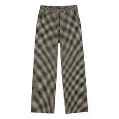 Emile et Ida – Baumwollhose Vichy-Karo | Schwarz
