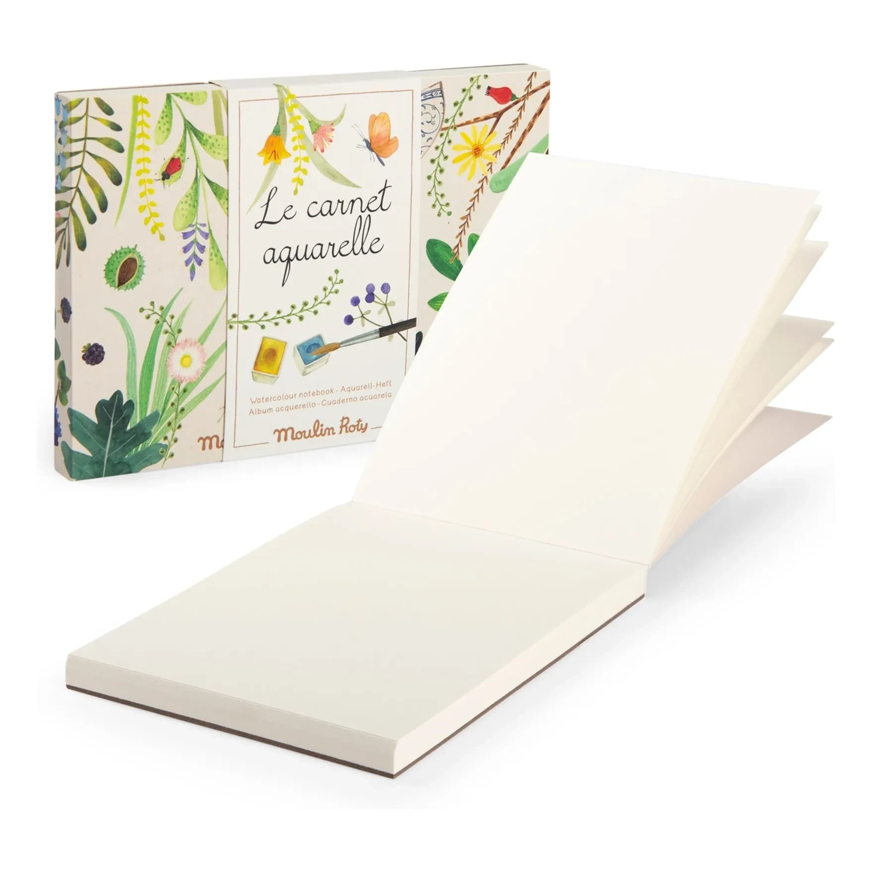 Moulin Roty - Aquarell-Skizzenbuch - Le jardin du Moulin