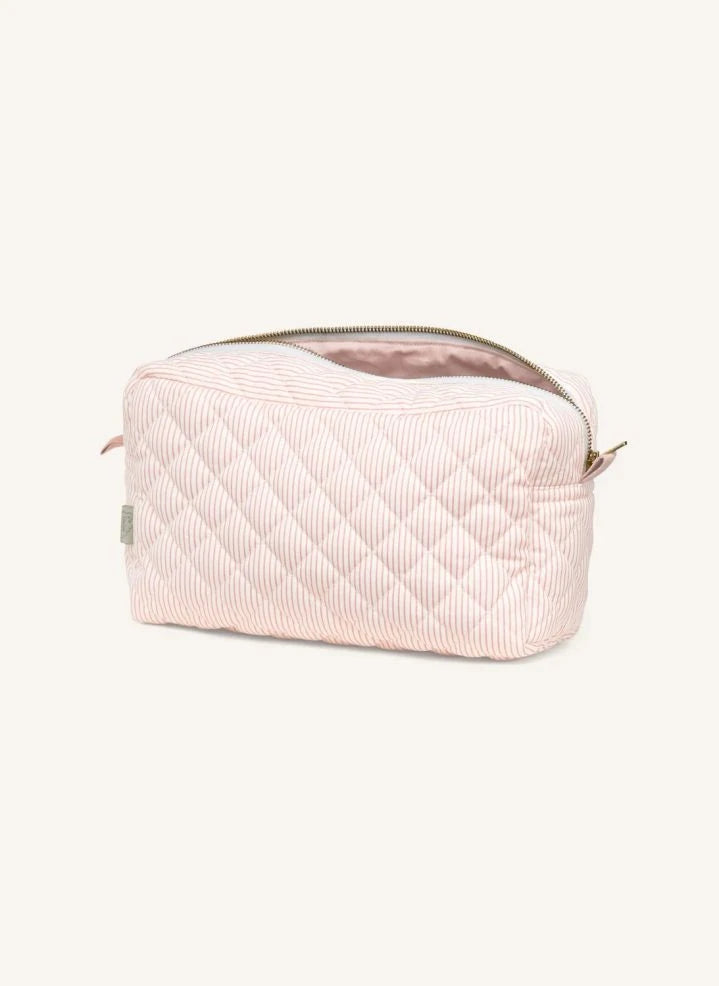 Cam Cam - Klassische Gestreifte Kosmetiktasche | Rosa