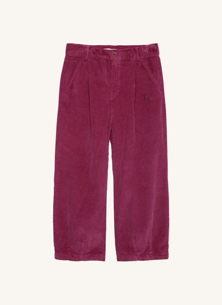 True Artist - Hose N°1 Samt Bio-Baumwolle | Fuchsia