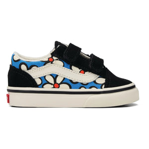 Vans - Scratch Sneakers Old Skool V Flowers | Blau