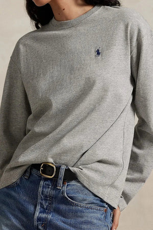 Polo Ralph Lauren Uzun Kollu Pamuklu Bluz