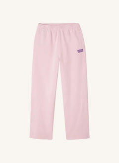 American Vintage - Plizzy Baumwoll Jogginghose | Puderrosa
