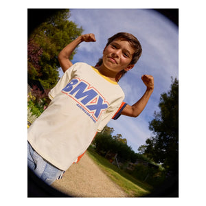 Goldie + Ace – Oversize BMX T-Shirt | Creme