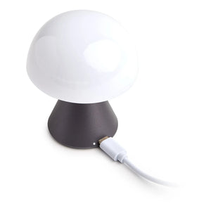 Lexon - Mina Mini LED-Tischleuchte | Stahlgrau