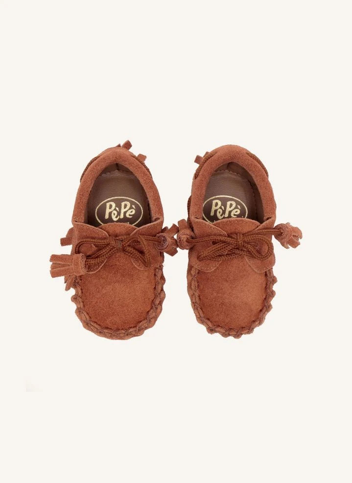 Pèpè - Wildleder-Loafer mit Quasten | Braun
