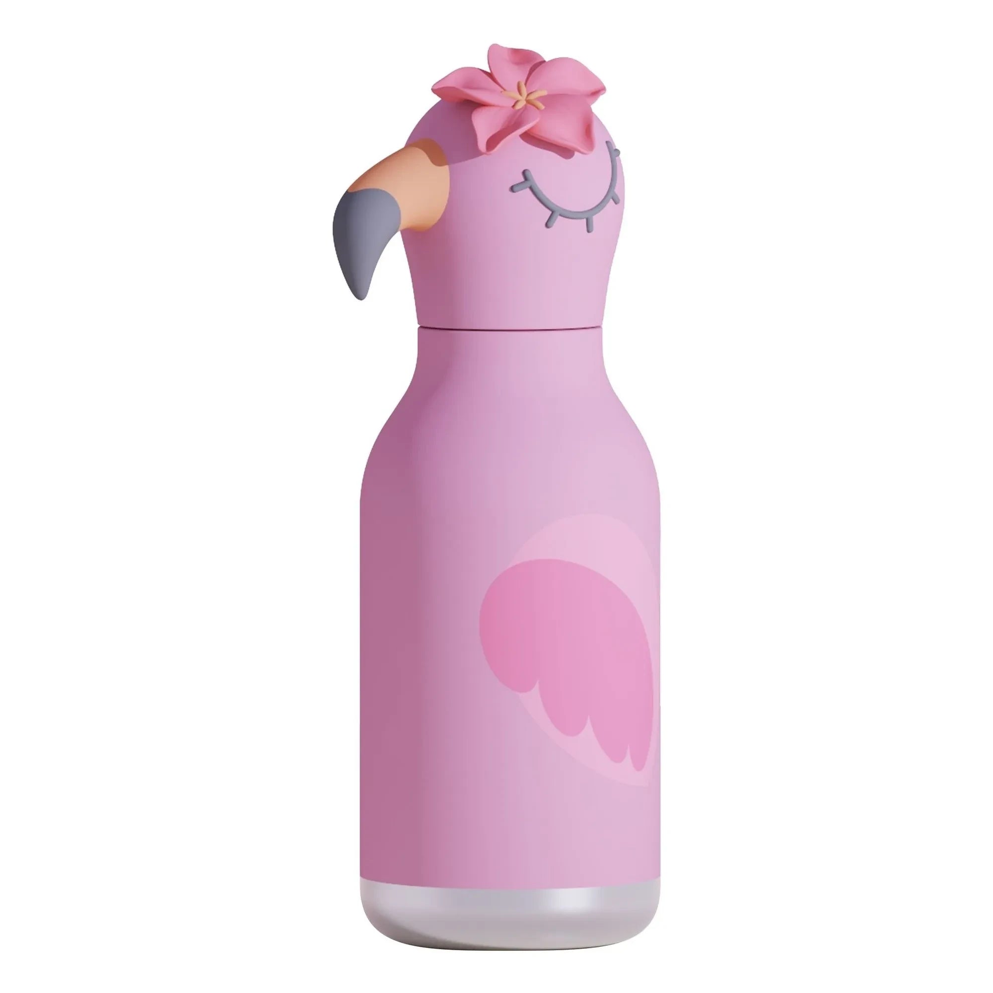 Asobu - Flamant Rose Edelstahl-Wasserflasche | Rosa