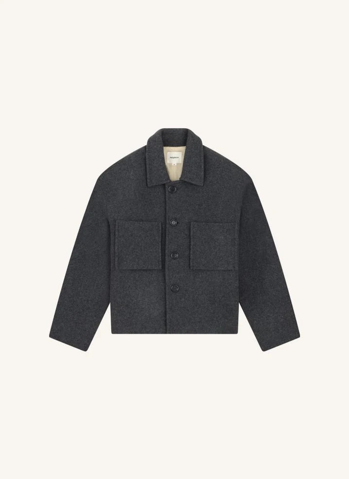 Noyoco - Holar Wolljacke | Kohlegrau