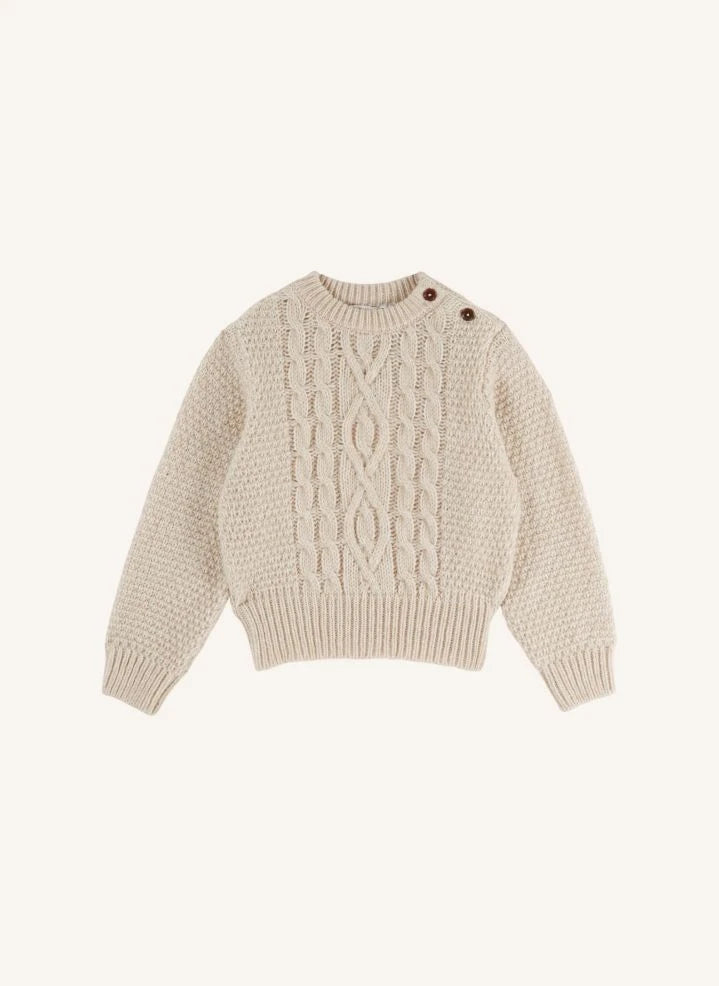 Emile et Ida - Irischer Merinowollpullover | Ecru