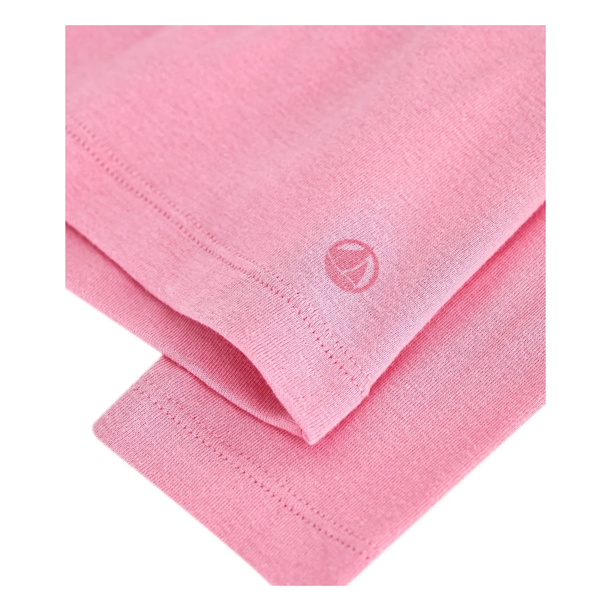 Petit Bateau - Organik pamuk fırfırlı yaka T-shirt | Pembe