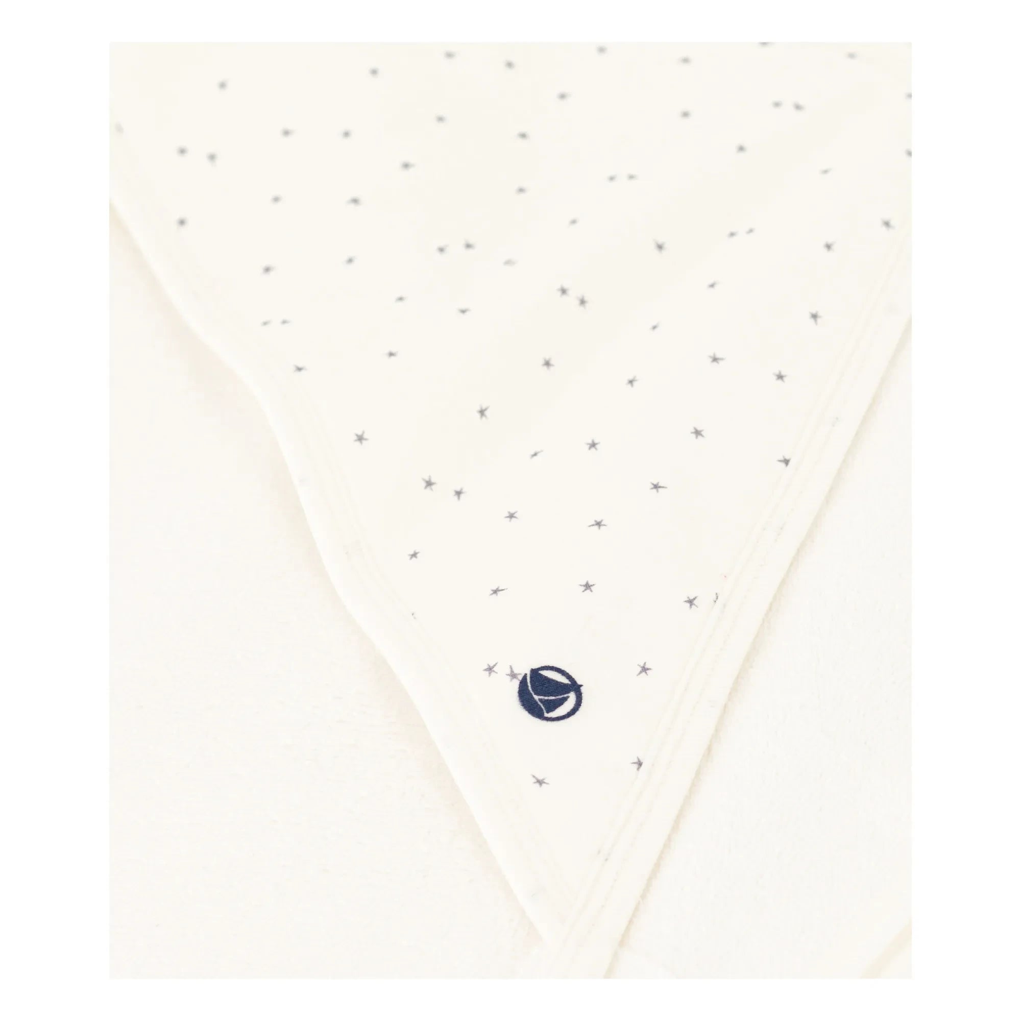 Petit Bateau - Mapine Etoiles Badetuch quadratisch | Weiß