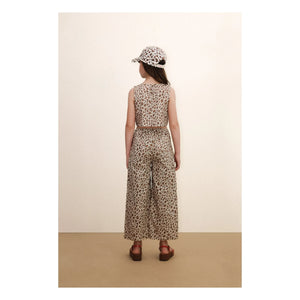 Tinycottons - Poplin-Leopardenhose | Braun