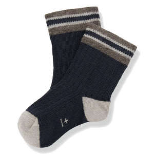 1+ in the family - Sicilia Socks | Koyu Mavi