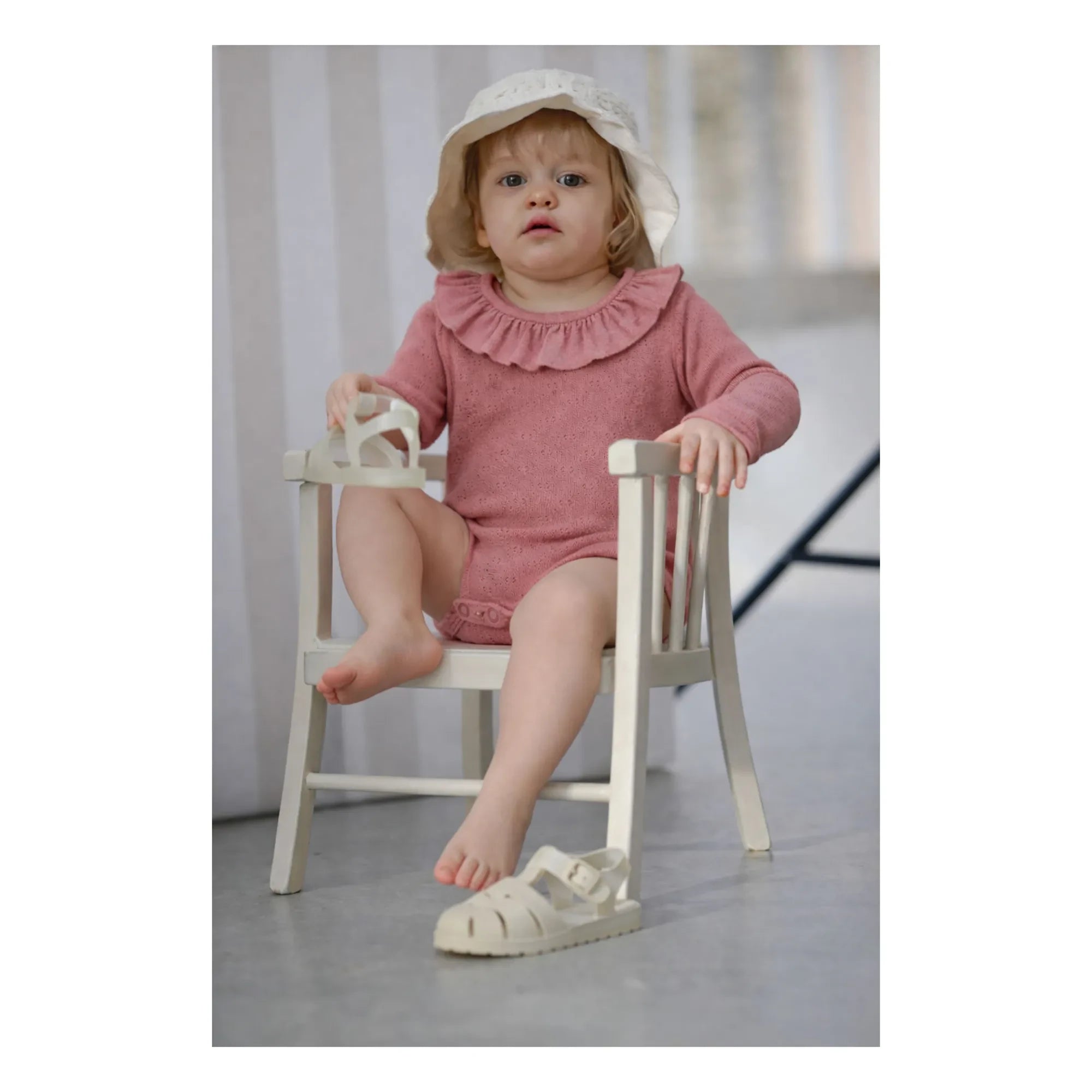 Lililotte - Pointelle Body Alma Bio-Baumwolle | Rosa