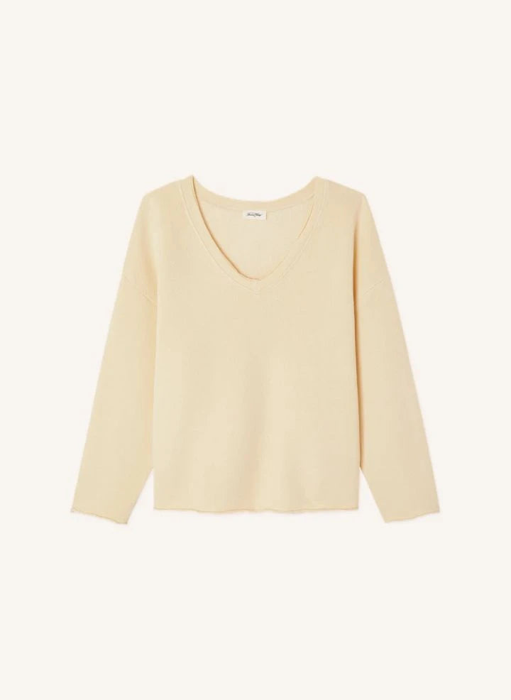 American Vintage - Nishtown Baumwoll Sweatshirt | Creme