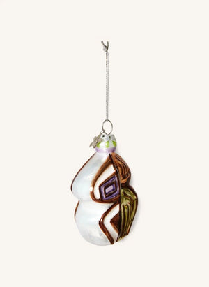 HKliving - Anatomische ovale Glas-Weihnachtsdekoration
