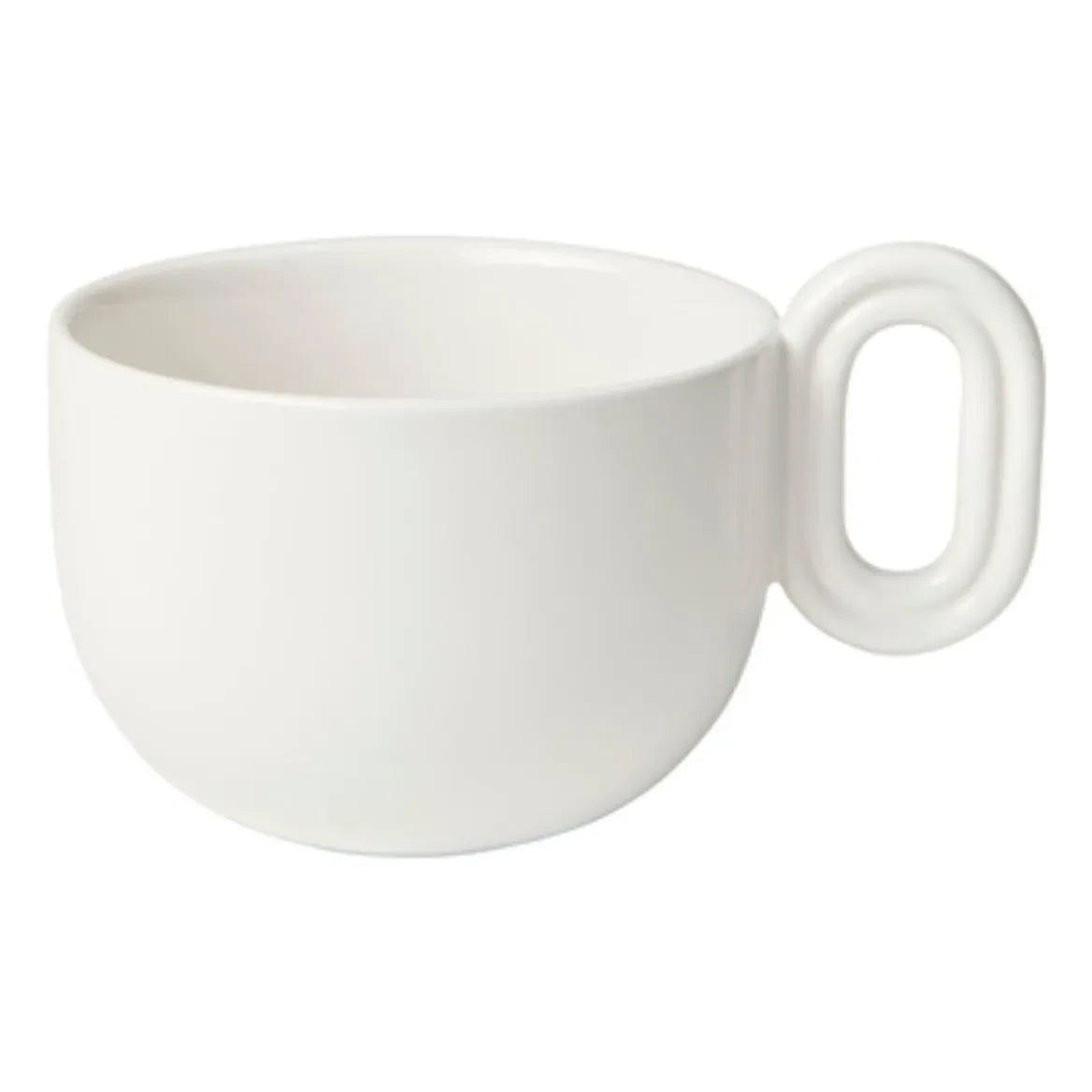 Broste Copenhagen - Stevns Steingut Tasse | Weiß