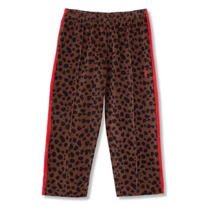 Wynken – Leopardenhose mit geradem Bein | Braun