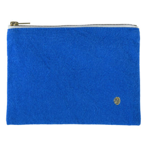 Das Tüpfelchen auf dem i - Iona Clutch-Tasche | Elektrisches Blau