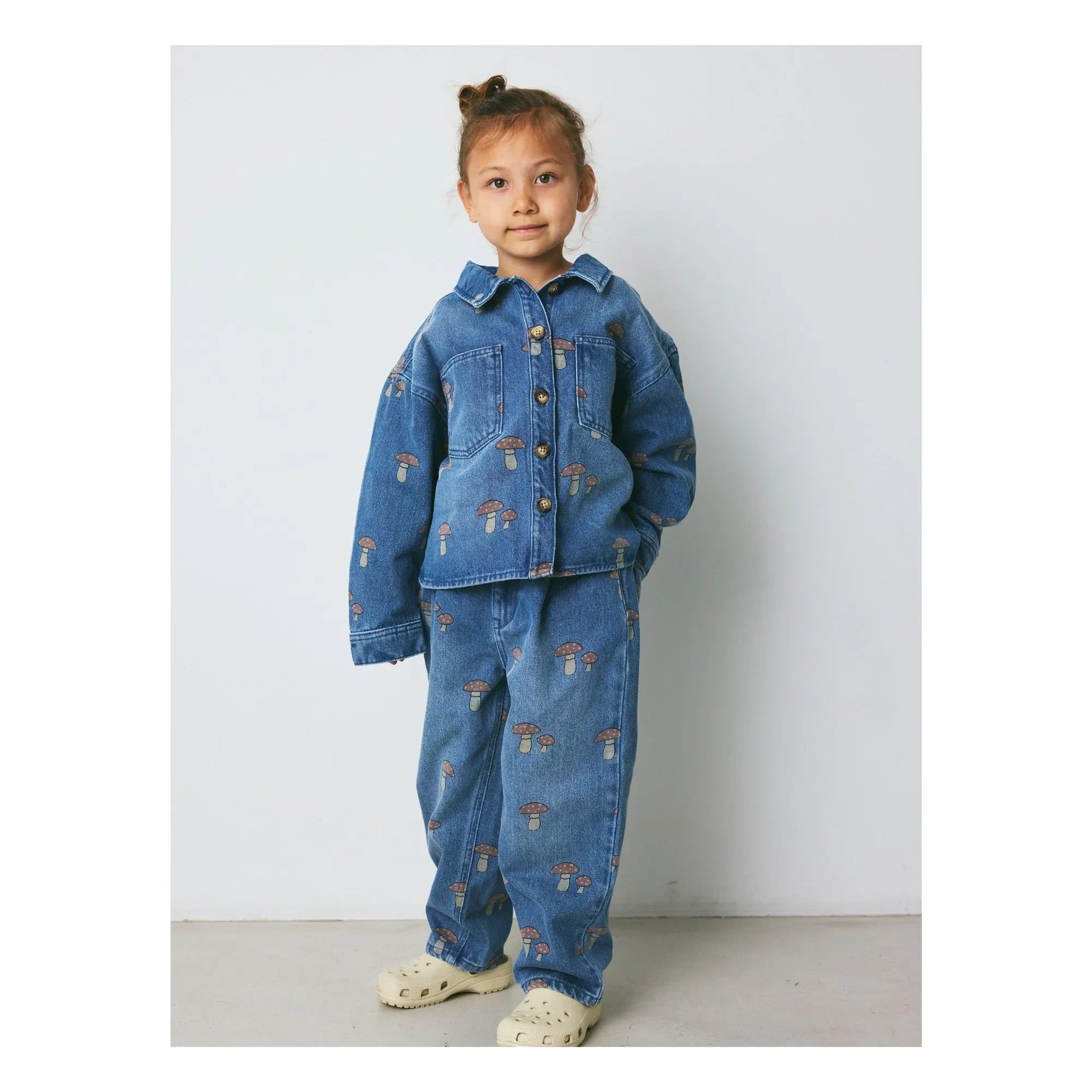 brunobruno nation - Dorothy Pilzrot Bio-Baumwolljeans | Blau