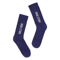 Main Story - Socken aus Bio-Baumwolle | Marineblau