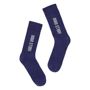 Main Story - Socken aus Bio-Baumwolle | Marineblau
