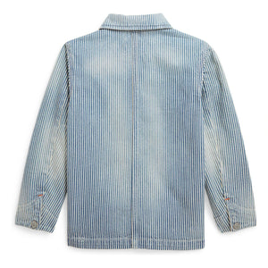 Ralph Lauren - Gestreifte Jeansjacke | Denim