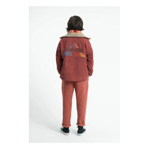 Piupiuchick - Here We Go Kadife Organik Pamuk Ceket | Bordo