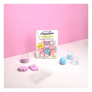 Nailmatic Kids – Badekugel-Set „La Fabrique“ – 3 Kugeln | Pink