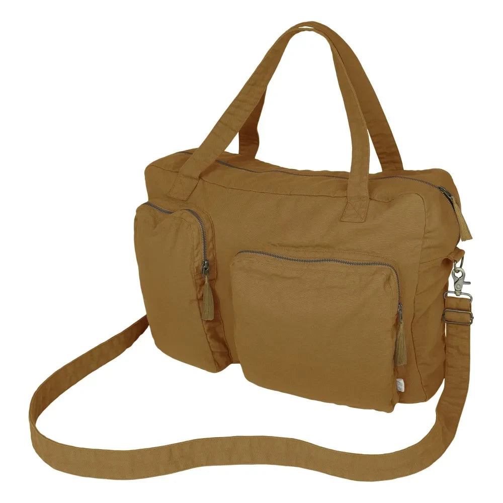 Numero 74 - Wochenendtasche aus Bio-Baumwolle | Gold S024