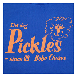 Bobo Choses - The Dog Pickles Sweatshirt aus Bio-Baumwolle | Königsblau