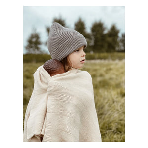 Hvid - Freddie Merinowolldecke | Beige