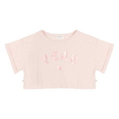 Jenest - Lizzy Yeah Crop T-Shirt Bio-Baumwolle | Blassrosa