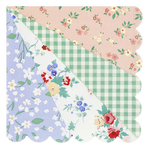Meri Meri - Patchwork Papierservietten - 16er Set