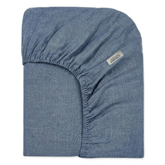 Editions Aimable - Doris fitted çarşaflar | Mavi Chambray