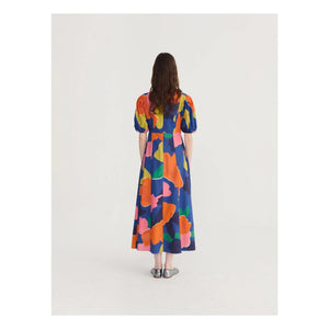 Bobo Choses - Blooming Color Bio-Baumwollkleid | Blau